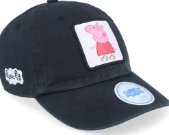Kids Peppa With Sneakers Black Dad Cap - Peppa Pig