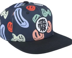 Kids Peppy Black Snapback - Headster