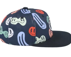 Kids Peppy Black Snapback - Headster