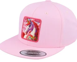 Kids Pink Unicorn Snapback - Unicorns