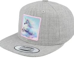 Kids Pink Unicorn Snapback - Unicorns