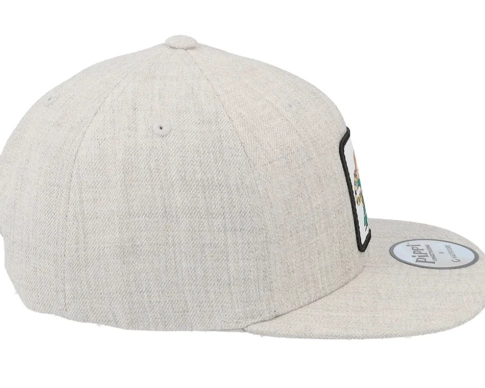 Kids Pippi Snake Grey Snapback - Pippi Longstocking