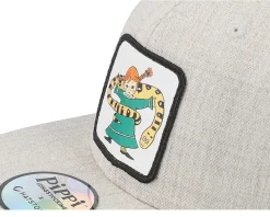 Kids Pippi Snake Grey Snapback - Pippi Longstocking