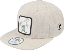 Kids Pippi The Horse Grey Snapback - Pippi Longstocking