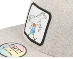Kids Pippi The Horse Grey Snapback - Pippi Longstocking