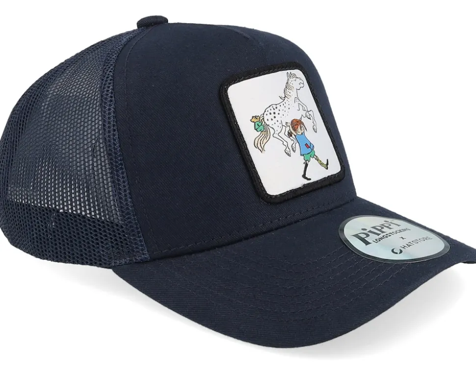 Kids Pippi The Horse Navy Trucker - Pippi Longstocking