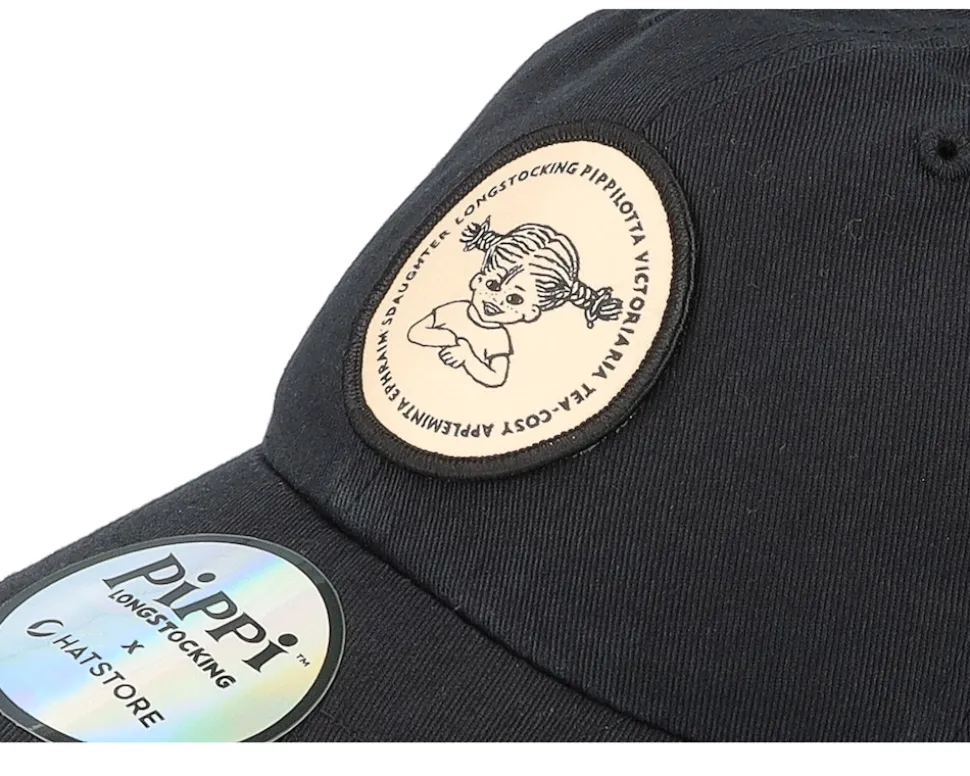 Kids Pippilotta Black/Sand Dad Cap - Pippi Longstocking
