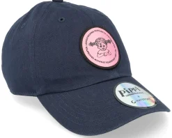 Kids Pippilotta Navy/Pink Dad Cap - Pippi Longstocking