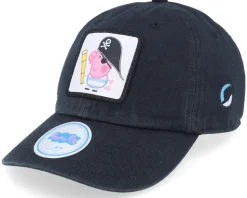 Kids Pirate George Black Dad Cap - Peppa Pig