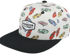 Kids Pitstop White Sand Snapback - Headster