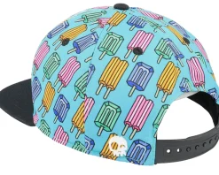 Kids Pop Neon Blue Snapback - Headster