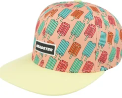 Kids Pop Neon Peaches Pink/Yellow Snapback - Headster