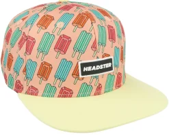 Kids Pop Neon Peaches Pink/Yellow Snapback - Headster