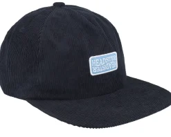 Kids Preston Unstructured Black Strapback - Headster