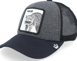 Kids Racacoonie Charcoal/Navy A-Frame Trucker - Goorin Bros.