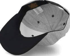 Kids Red Racing Car Heather Grey/Black Snapback - Kiddo Cap