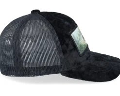 Kids Red Tractor Velvet Black Trucker - Calza Pennello