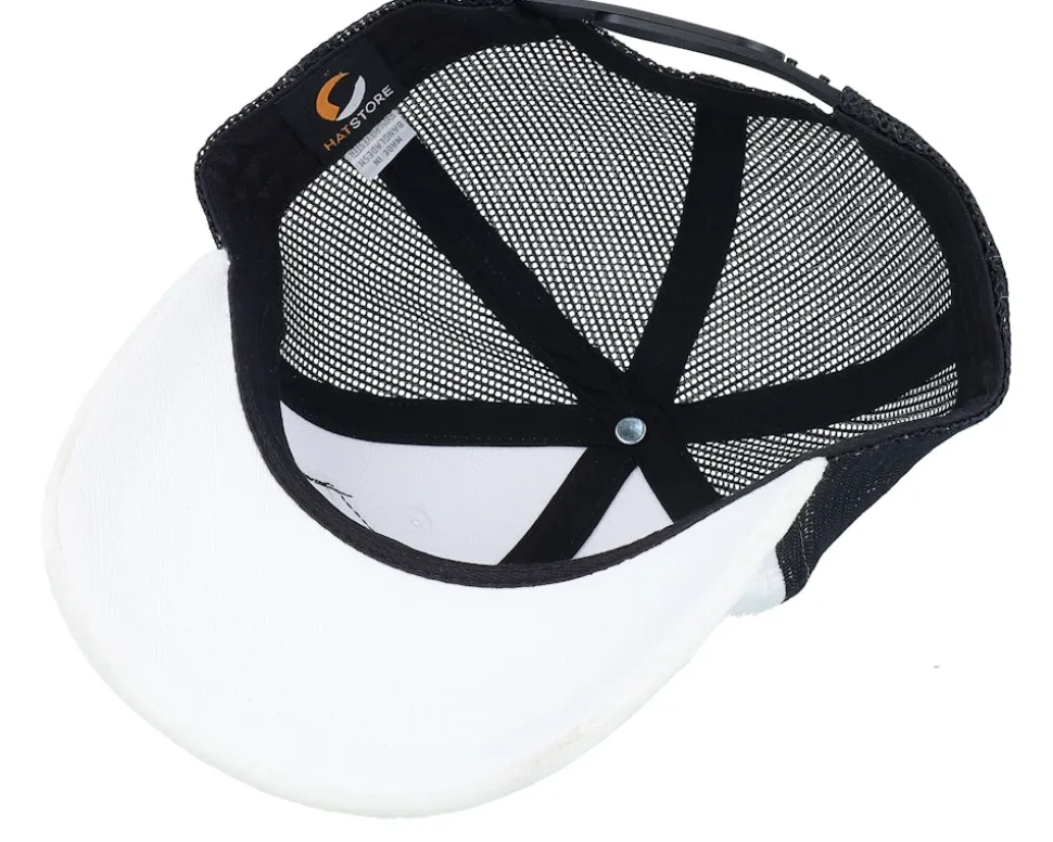 Kids Red Tractor Velvet White/Black A-Frame Trucker - Calza Pennello