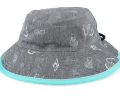 Kids Revo Revo Wide Brim Hat Light Blue Bucket - Rip Curl