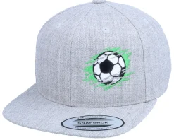 Kids Ripped Football Heather Grey Snapback - Forza