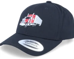 Kids Semi Truck Trailer Black Adjustable - Kiddo Cap