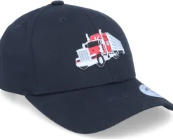 Kids Semi Truck Trailer Black Adjustable - Kiddo Cap