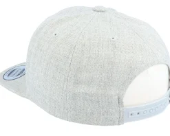 Kids Sharkies Heather Grey Snapback - Kiddo Cap