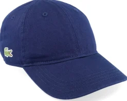 Kids Side Patch Navy Blue Dad Cap - Lacoste
