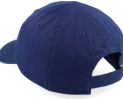 Kids Side Patch Navy Blue Dad Cap - Lacoste