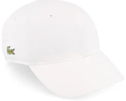 Kids Side Patch White Dad Cap - Lacoste