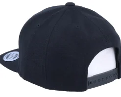 Kids Sitting Elephant Black Snapback - Kiddo Cap