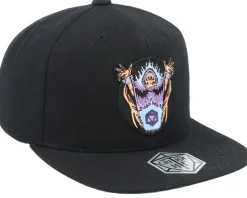 Kids Skeleton Necromancer Patch Black Snapback - Critiql Hit