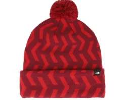 Kids Ski Tuke Red Pom - The North Face