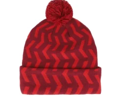 Kids Ski Tuke Red Pom - The North Face