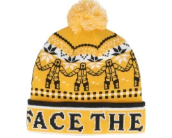 Kids Ski Tuke Yellow Pom - The North Face