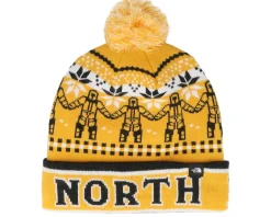 Kids Ski Tuke Yellow Pom - The North Face