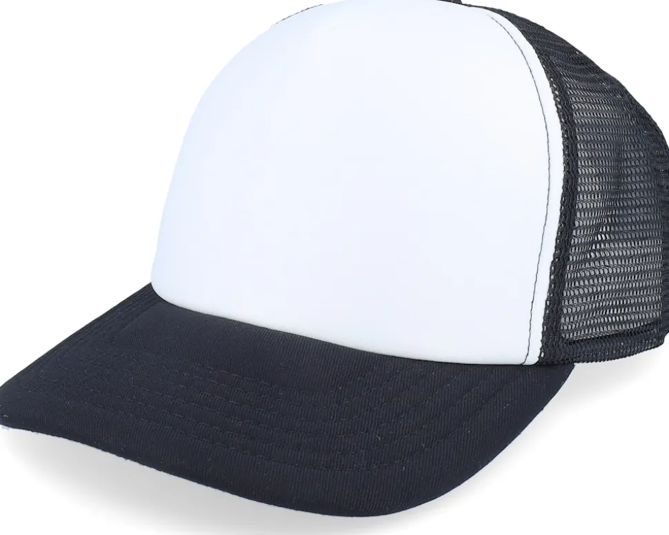 Kids Skyblue/White Vintage Foam Trucker - Beechfield