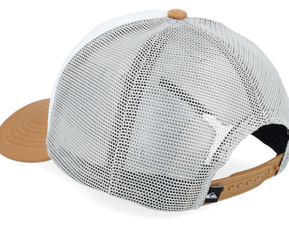 Kids Slab Scratch White/Bran Foam A-Frame Trucker - Quiksilver