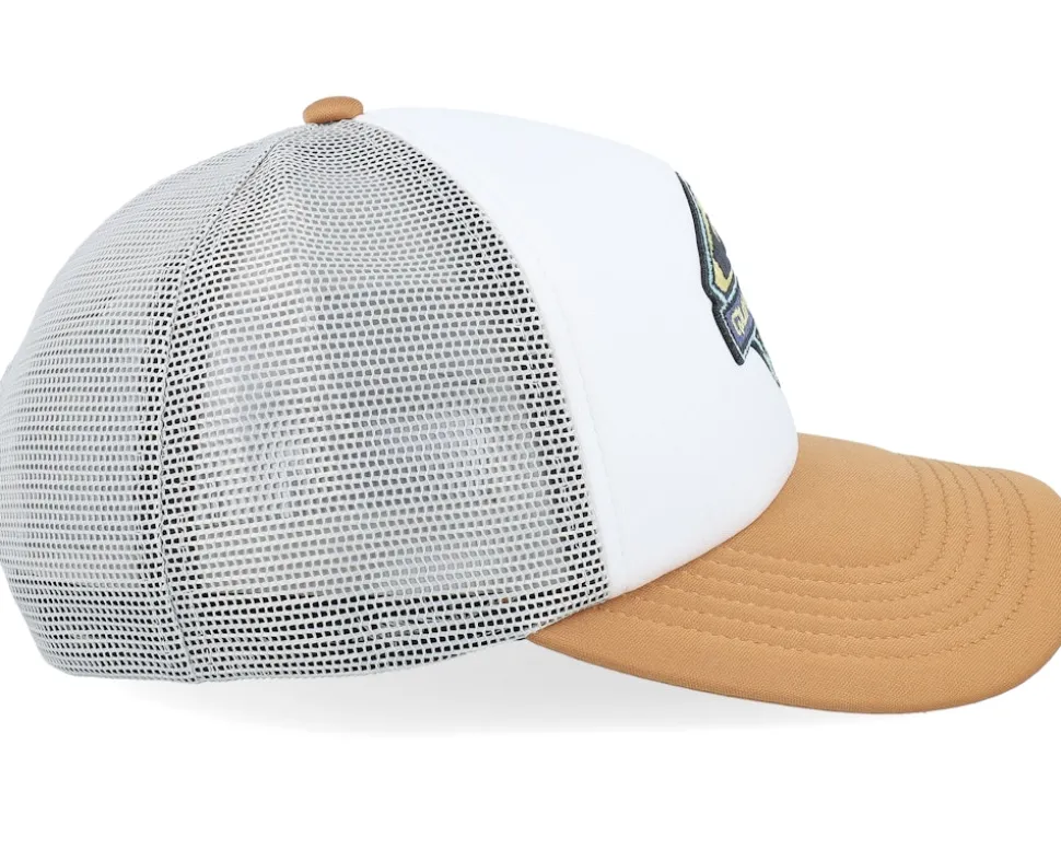 Kids Slab Scratch White/Bran Foam A-Frame Trucker - Quiksilver