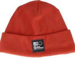 Kids Smileyworld Teen Beanie Intense Rust Cuff - Jack Wolfskin