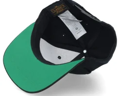 Kids Smiling Teddy Patch Black Snapback - Kiddo Cap