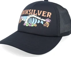 Kids Solar Eye Black/Black A-Frame Trucker - Quiksilver