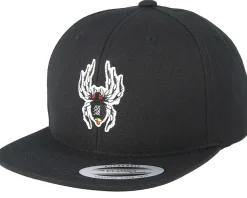 Kids Spider Black Snapback - Kiddo Cap
