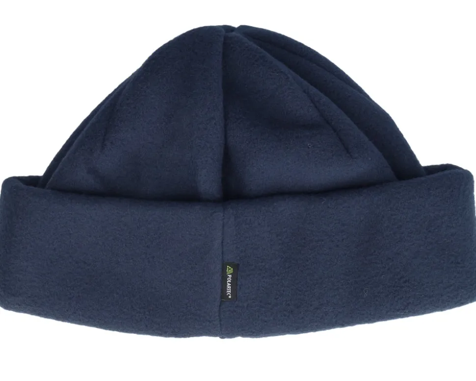 Kids Spirit Fleece Beanie Y Night Blue Cuff - Jack Wolfskin