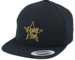 Kids Star Black Snapback - Kiddo Cap
