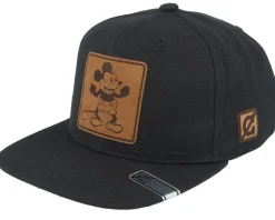 Kids Steamboat Wilie Engraved Patch Black Snapback - Public Domain