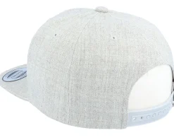 Kids Stegosaurus Heather Grey Snapback - Kiddo Cap