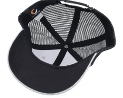 Kids Stegosaurus Patch Heather Grey/Black Trucker - Kiddo Cap