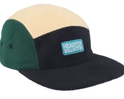 Kids Strata Black/Beuge/Green 5-Panel - Headster