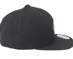 Kids Strawberry Black Snapback - Kiddo Cap